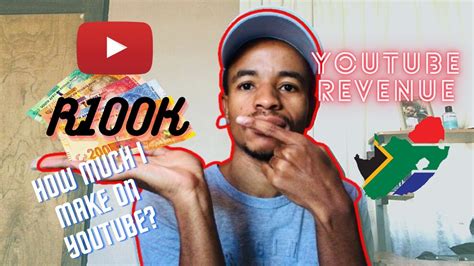 I Made R100k On Youtube How Much Youtube Pays In South Africa 2021