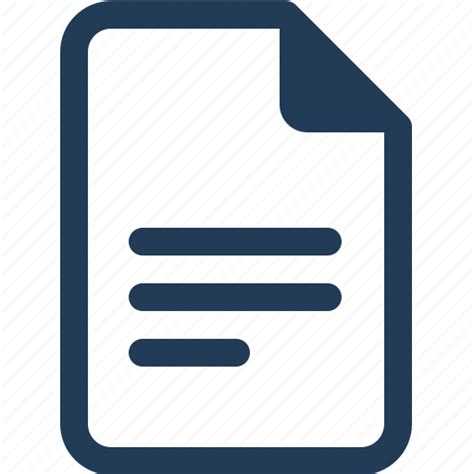 Blank Document File New Paper Sheet Icon