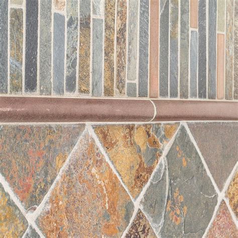 There may not be a more beautiful, versatile or durable material for your bathroom floors and wall than tile. Jeffrey Court Satin Copper 11.5 in. x 12 in. x 8 mm Copper ...