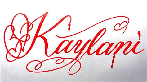 Kaylani Name Signature Calligraphy Status Moderncalligraphy Cursive