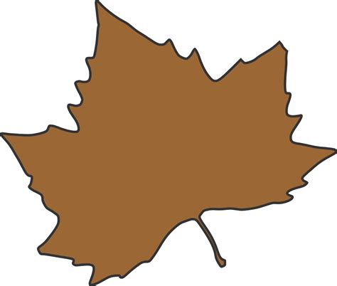 Maple Leaf Brown Free Vector Graphic On Pixabay