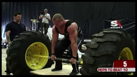 Giant Tyre Deadlift England S Strongest Man 2009 Darren Sadler 350 Kg For Reps Youtube