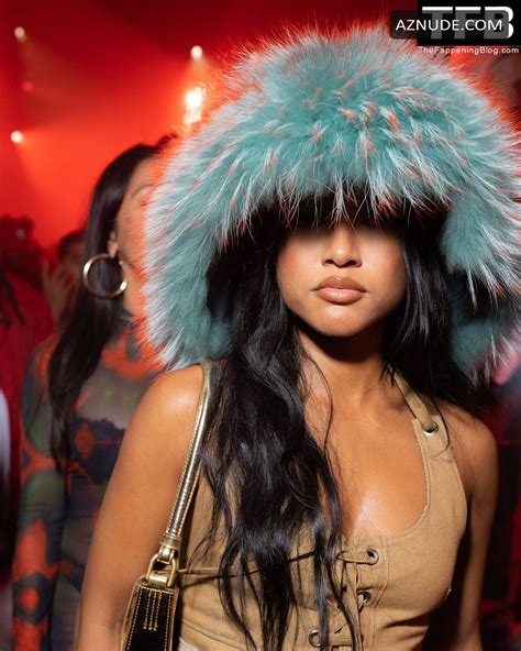 Karrueche Tran Sexy Seen Flaunting Her Hot Cleavage At The Puma After
