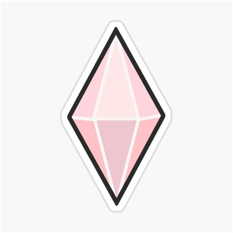 Pink Plumbob Sims 4 Sticker For Sale By Frostmoon Redbubble