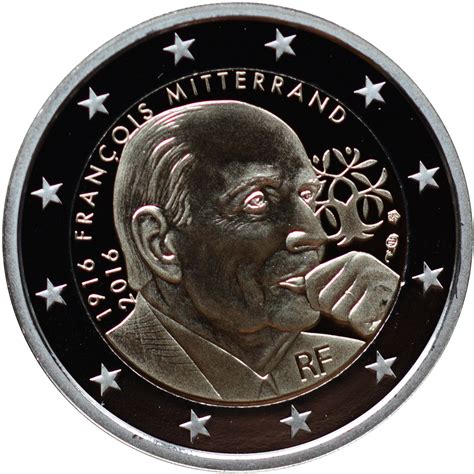 2 Euro Belle Epreuve François Mitterrand 2016 France Numismate Hercule