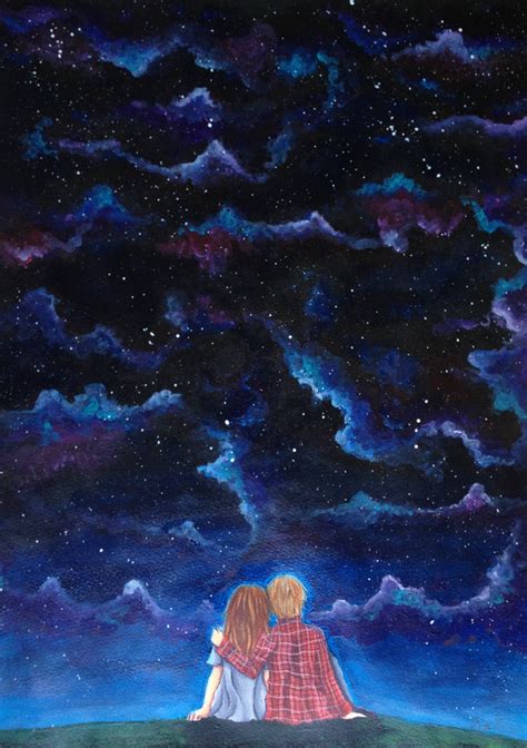 Starry Night Sky By Noaruu On Deviantart