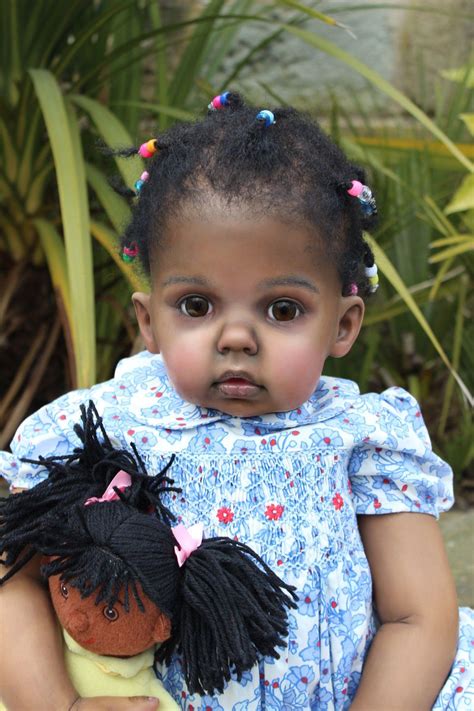 Reborn AA Ethnic Black Toddler Doll By Katie Messou Sculpt ...