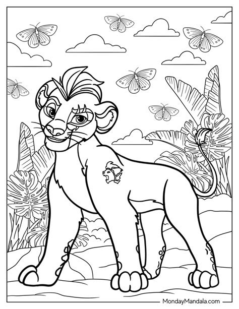 20 Lion Guard Coloring Pages Free Pdf Printables