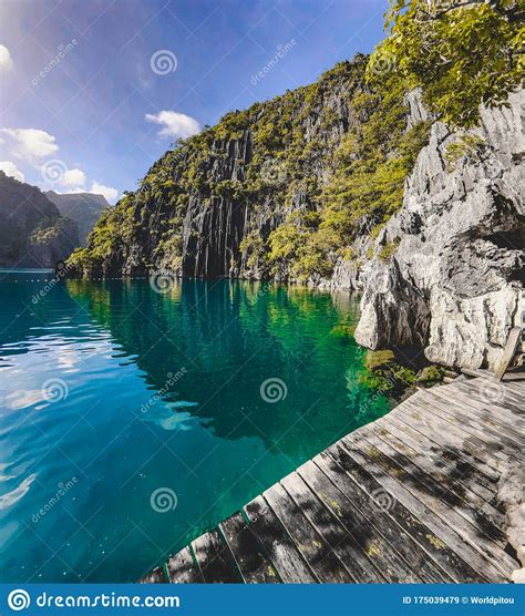 Barracuda Lake In Coron Palawan Philippines Stock Image Image Of