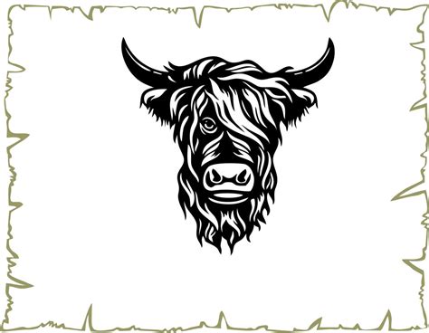 Vector De Toro Bull Svg Bull Clipart Buffalo Vector Etsy