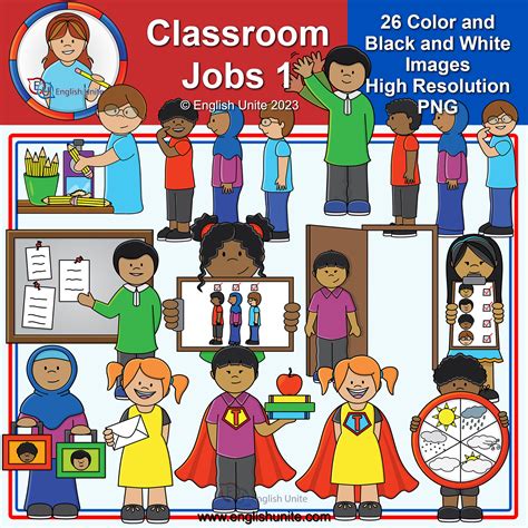 Clip Art Classroom Jobs 1 Made By Teachers