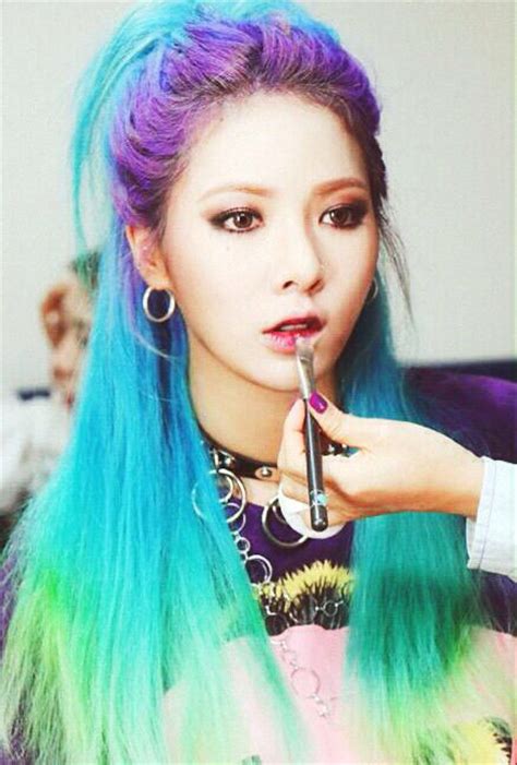 Craziest Hair Dyes Female Edition Kpop Korean Hair And