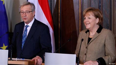 Merkel And Juncker Express Cautious Greek Optimism News Dw 24022012