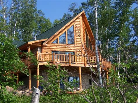 Executive Log Home Lake Superior Spectacular Homeaway Two Harbors