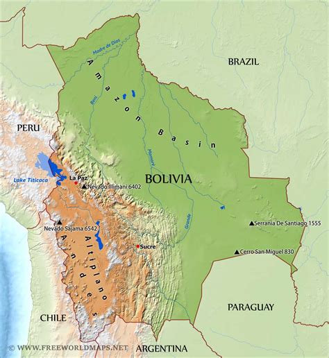 Mapas Da Bolívia Doc Sports™