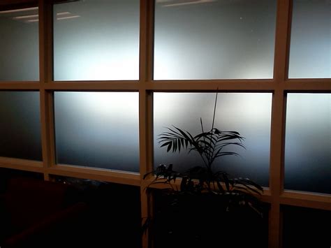 Clear View Window Films Frosted Window Film Provides