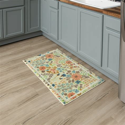 Mohawk Home Summer Floral Precision Printed Kitchen Rug Multi 2 X 3