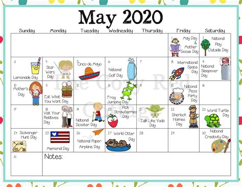 The Cozy Red Cottage 24 Fun Holidays To Celebrate In May 2020 Calendar