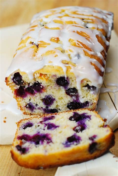 Looking for a healthy dessert recipe to try? Blueberry bread with lemon glaze | Dessert recipes, Lemon ...