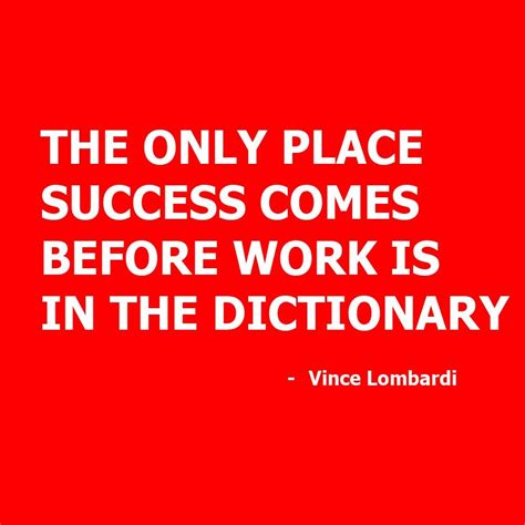 The inspirational quote database, a curated collection of the most inspirational quotes. Vince Lombardi - Work and success | Running quotes, Inspirational quotes, Vince lombardi