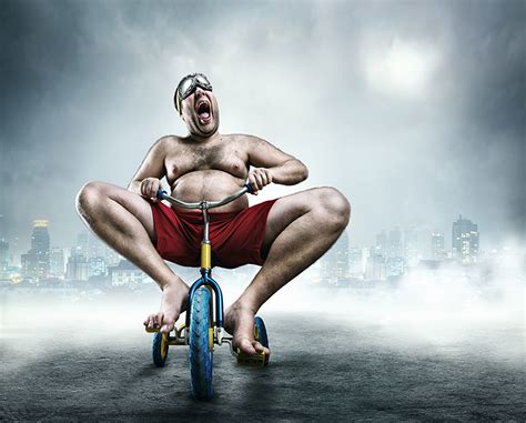 Fonds d ecran Homme Bicyclette Humour télécharger photo