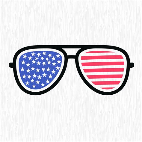 American Glasses Svg Patriotic Sunglasses Svg July 4th Svg Etsy