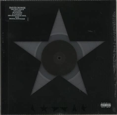 David Bowie Blackstar Clear Sealed Uk Vinyl Lp Album Lp Record