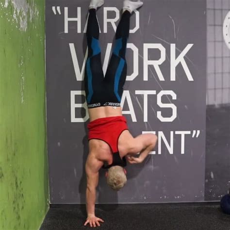 Handstand Wall Walks Intermediate Vahva Fitness