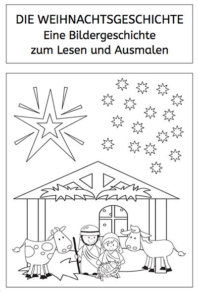 .hoffentlich der post inhalt artikel bastelbögen für kinder zum ausdrucken kostenlos, was wir. Weihnachtsgeschichte als Bildergeschichte zum Lesen und Ausmalen » Lehrfuchs, Rabatte und ...
