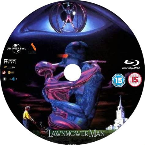 The Lawnmower Man 1992 Custom R0 And R2 Blu Ray Labels Dvdcovercom