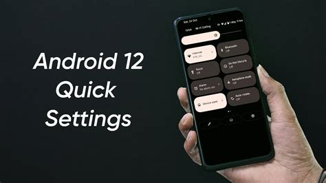Android 12 Quick Settings Menu Youtube