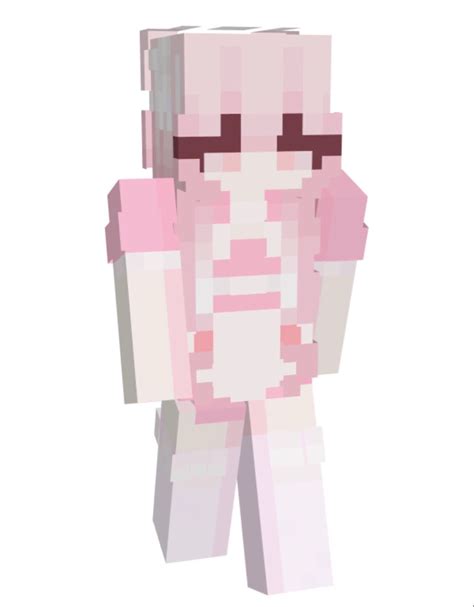 Pink Maid Outfit Minecraft Skin Namemc In 2021 Minecraft Skin