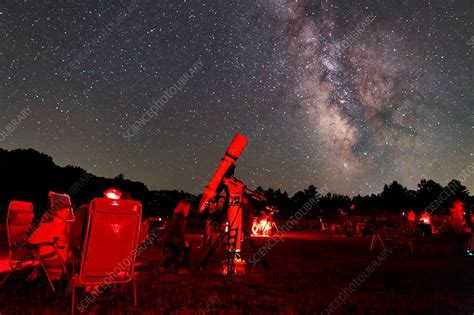 Amateur Astronomy And The Milky Way Stock Image C0357574 Science