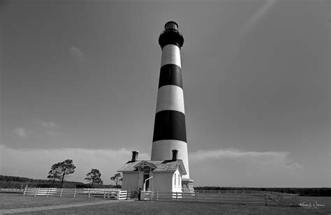 Bodie Island Lighthouse On Island In The Net By Khürt Williams