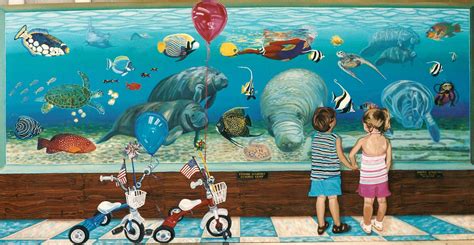 Bonnie Siracusa Murals Fine Art Gallery Underwater Murals