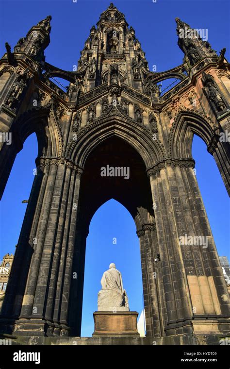 Scott Monument Is A Victorian Gothic Monument To Scottish Author Sir