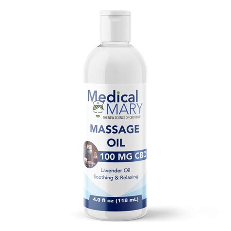 Massage Oil With Sunflower Oil Almond Oil And Jojoba Oil 100 Mg Cbd