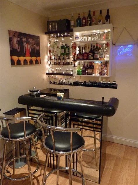 If you have a room where wall space is limited, or putting it on a wall is not conducive to the use of the room, then the corner is perfect. The Ultimate Home Bar | | Home bar counter, Home bar ...