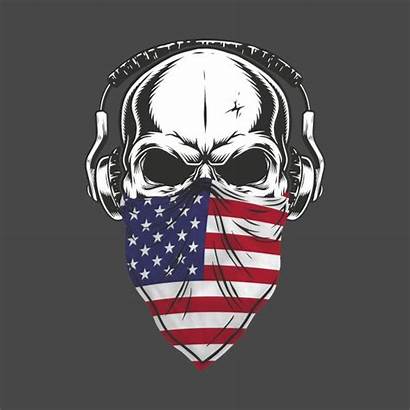 Flag Skull American Cool Patriotic Headphones Awesome