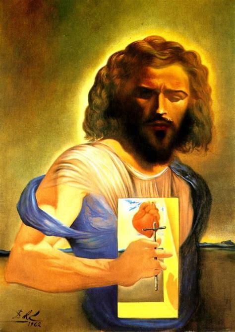 Salvador Dali — The Sacred Heart Of Jesus 1962 Salvador Dali Dali