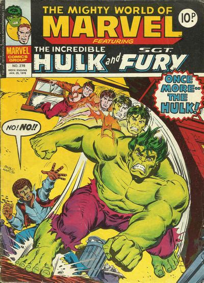 Steve Does Comics January 25th 1978 Marvel Uk 40 Years Ago This Week