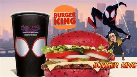 Lunch Time Burger King New Red Bun To Spider Verse Whopper Youtube