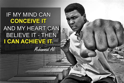 Muhammad Ali Poster Quote Boxing Black History Month Posters Sports
