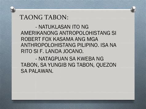 Taong Tabon Philippin News Collections
