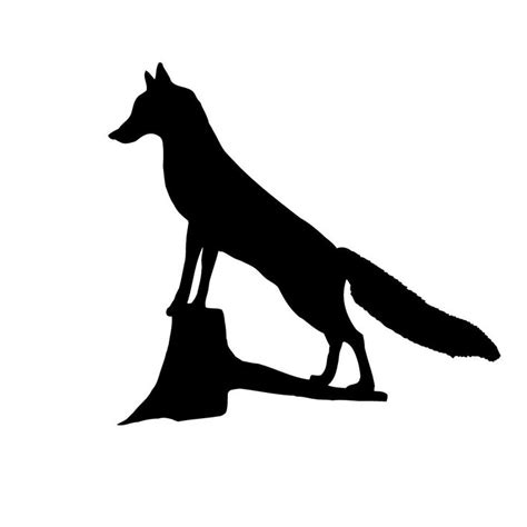 Image Result For Fox Silhouette Fox Silhouette Animal Silhouette