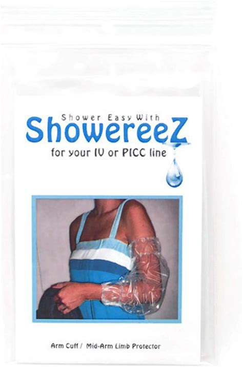 Buy Arm Picc Line And Iv Waterproof Shower Cover 2 Pack By Showereez Brand Arm Cuffmid Arm