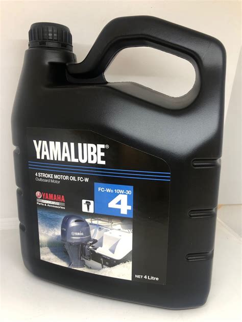 Yamaha Genuine Yamalube 4 Stroke Outboard Motor Oil 10w 30 4 Litre New