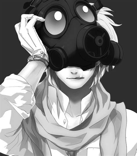 Anime Guy Gas Mask Tumblr