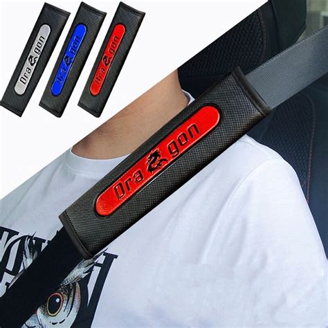 Dragon Seat Belt Cover Pure Cotton Car Styling Case For Daihatsu Sirion