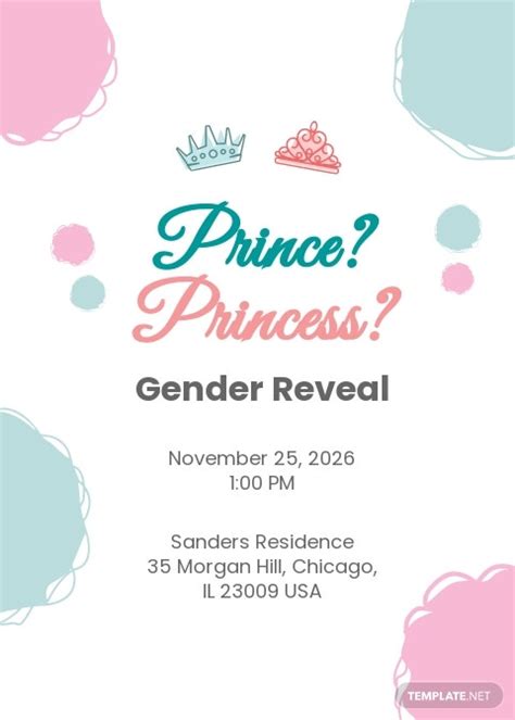 17 Free Gender Reveal Invitation Templates Customize And Download